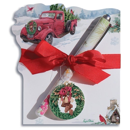 Davenport Winter Pickups Diecut Notepad DA2106163